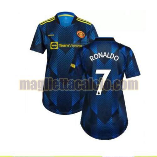 maglia ronaldo 7 manchester united donna tercera 2021-2022