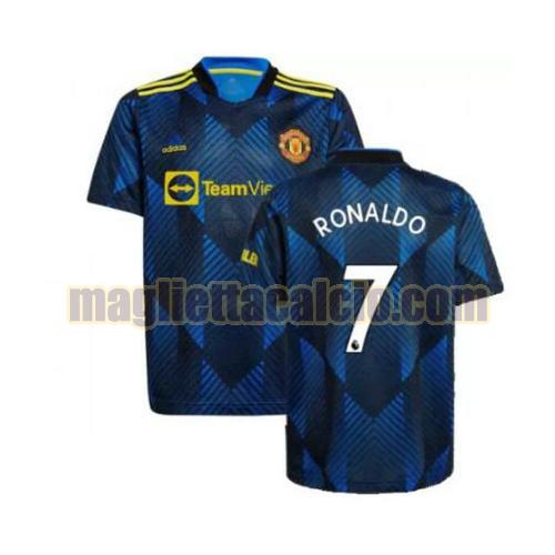 maglia ronaldo 7 manchester united hombre tercera 2021-2022