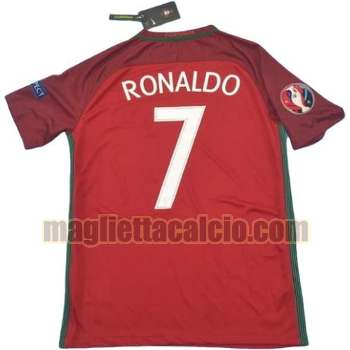 maglia ronaldo 7 portogallo uomo prima divisa 2016