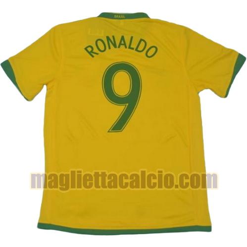 maglia ronaldo 9 brasile uomo prima divisa coppa del mondo 2006