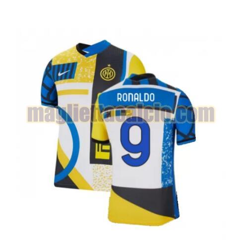 maglia ronaldo 9 inter milan uomo 4th 2021-2022