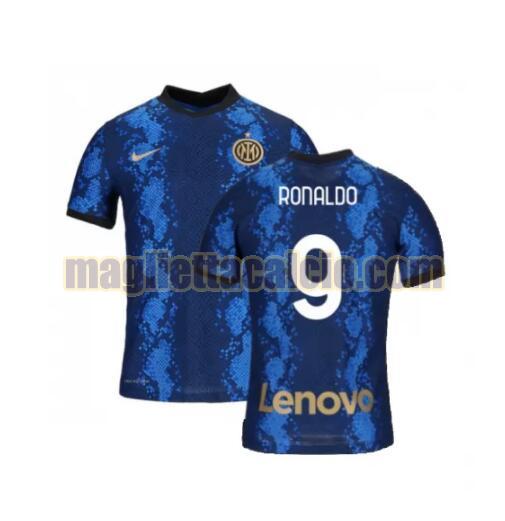 maglia ronaldo 9 inter milan uomo prima 2021-2022