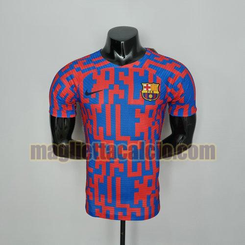 maglia rosso & blu barcellona uomo player version pre-match 2022-2023