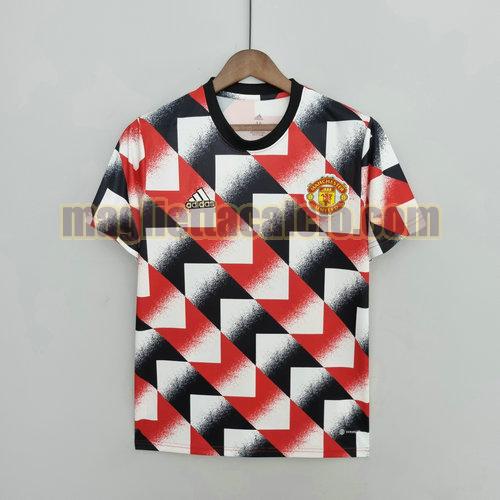 maglia rosso bianco nero manchester united uomo formazione 2022-2023