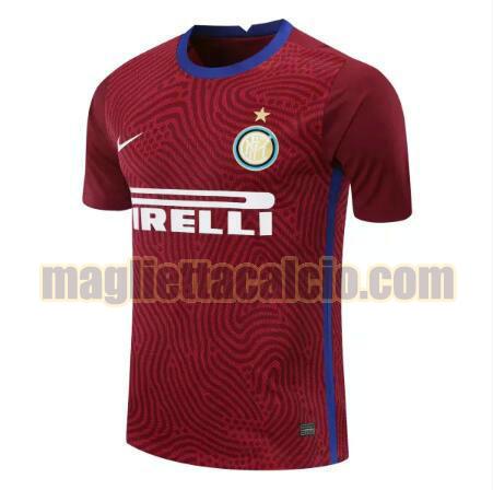 maglia rosso inter milan uomo portiera 2020-2021