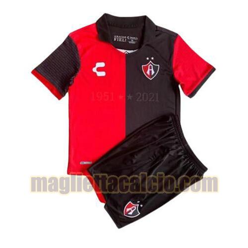 maglia rosso nero atlas de guadalajara bambino special edition 2022-2023