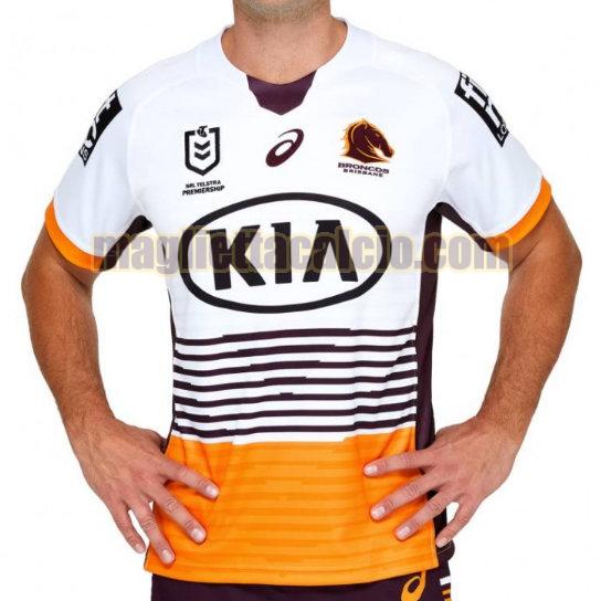 maglia rugby calcio bianca brisbane broncos uomo seconda 2021