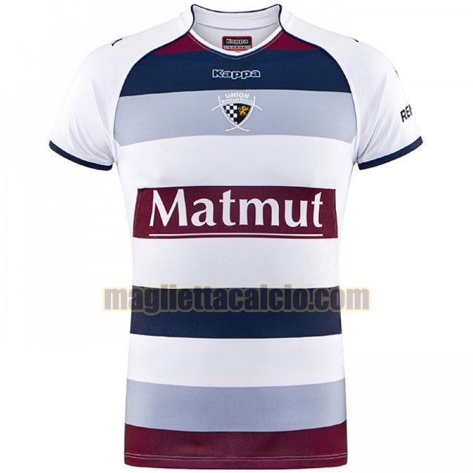 maglia rugby calcio bianca france bordeaux uomo seconda 2017-2018
