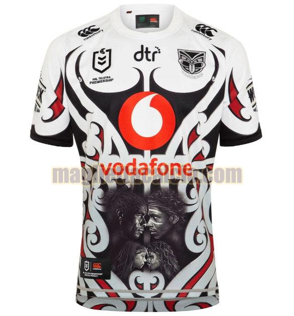 maglia rugby calcio bianca new zealand warriors uomo indigenous 2020