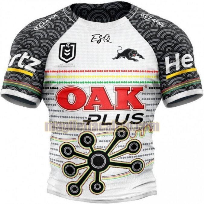 maglia rugby calcio bianca penrith panthers uomo indigenous 2019