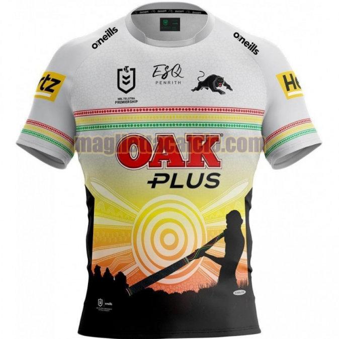 maglia rugby calcio bianca penrith panthers uomo indigenous 2020