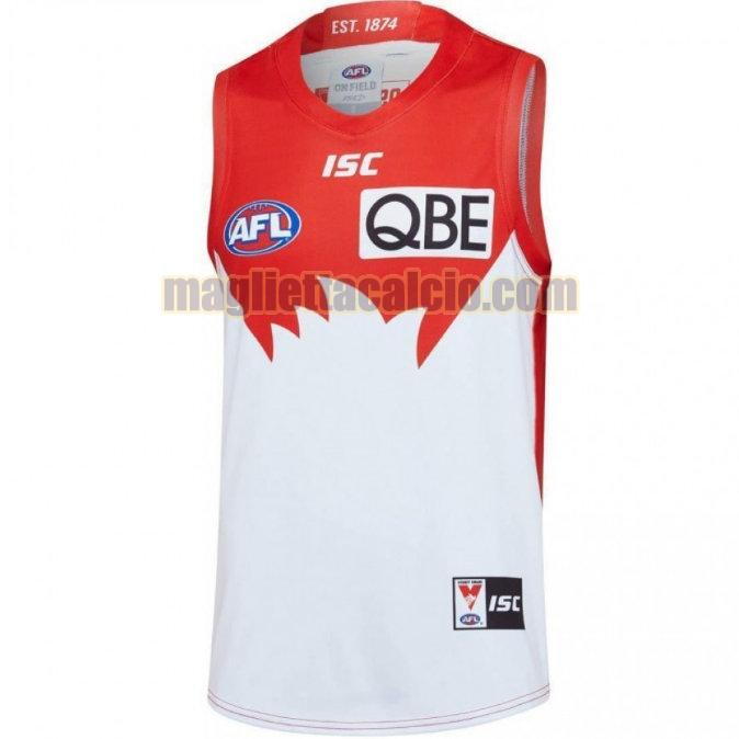 maglia rugby calcio bianca sydney swans uomo prima 2020