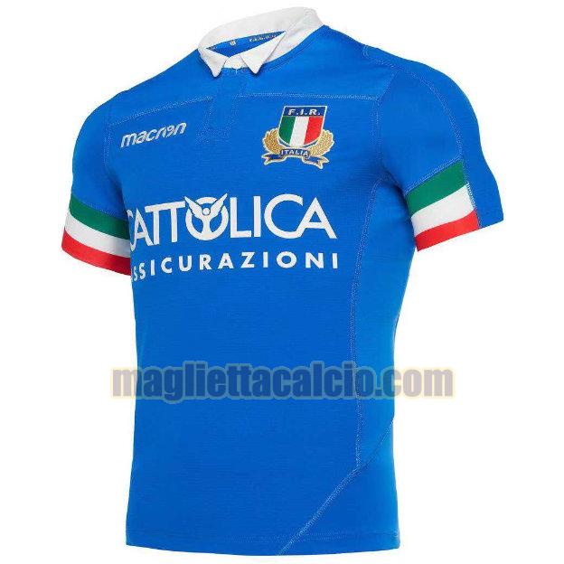 maglia rugby calcio blu italy uomo prima 2019-2020