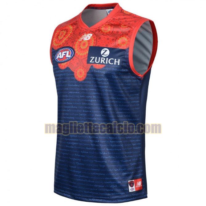 maglia rugby calcio blu melbourne demons uomo indigenous 2020