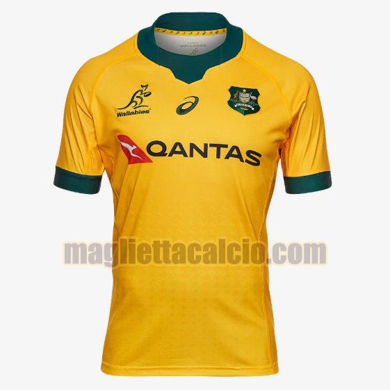 maglia rugby calcio giallo australia uomo prima 2021
