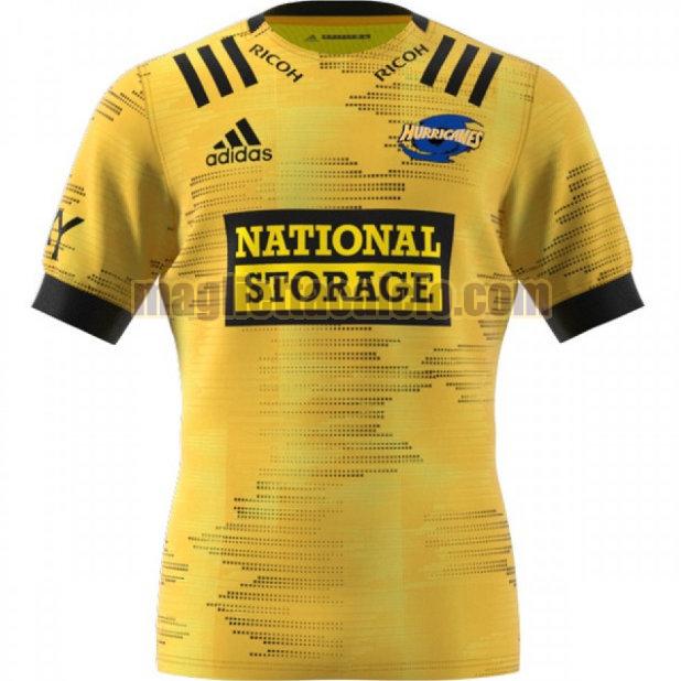 maglia rugby calcio giallo hurricanes uomo prima 2021