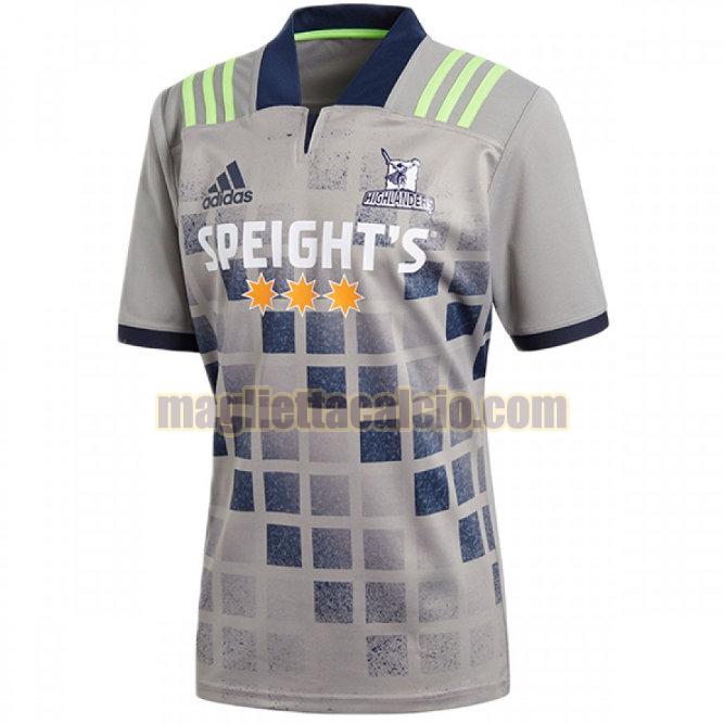 maglia rugby calcio grigio highlanders uomo formazione 2018