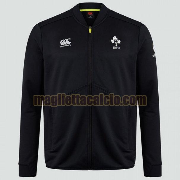 maglia rugby calcio nero ireland uomo formazione 2020