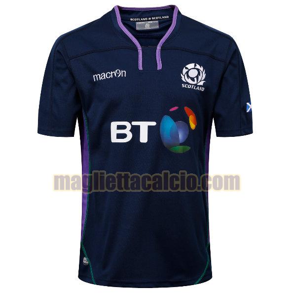 maglia rugby calcio nero scotland uomo prima 2018-2019