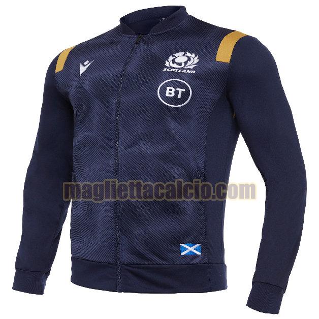 maglia rugby calcio nero scotland uomo prima 2020-2021