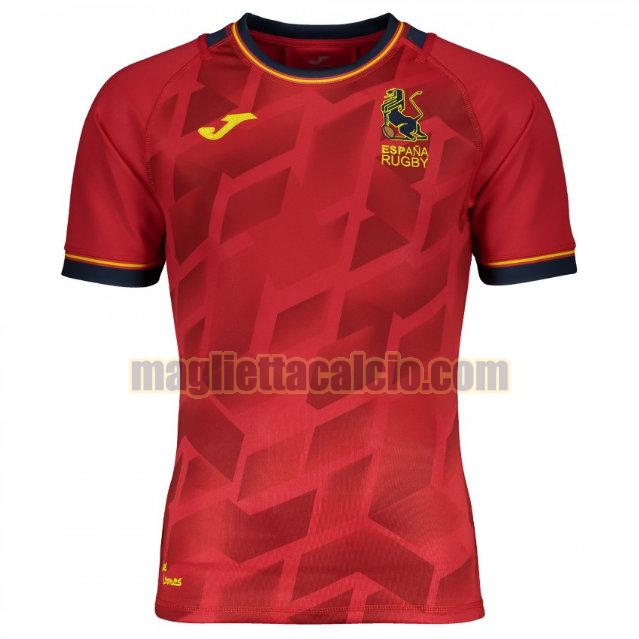 maglia rugby calcio rosso spain uomo prima 2021