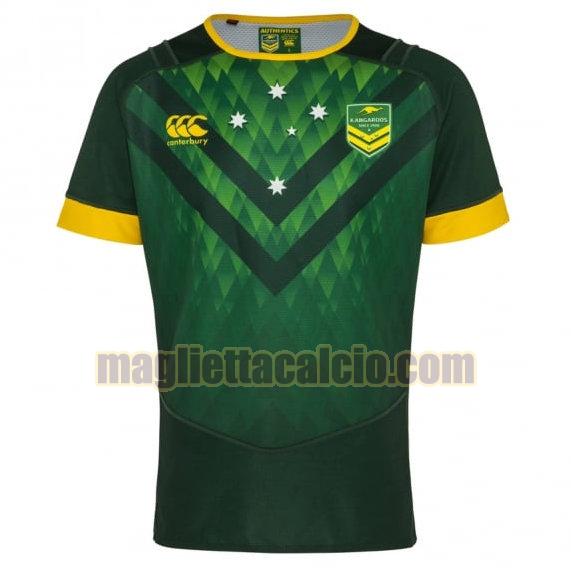 maglia rugby calcio verde australia uomo formazione 2019-2020