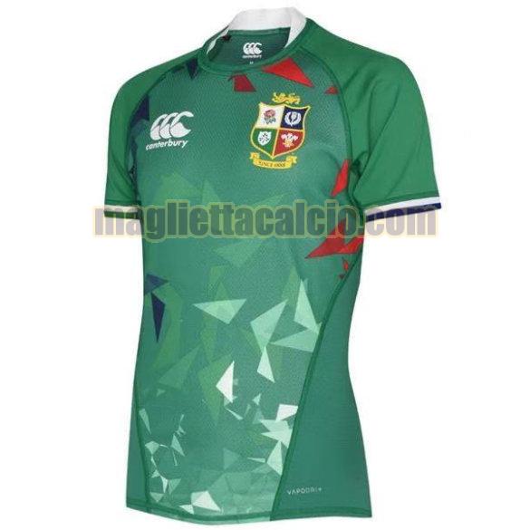 maglia rugby calcio verde british irish lions uomo formazione 2021