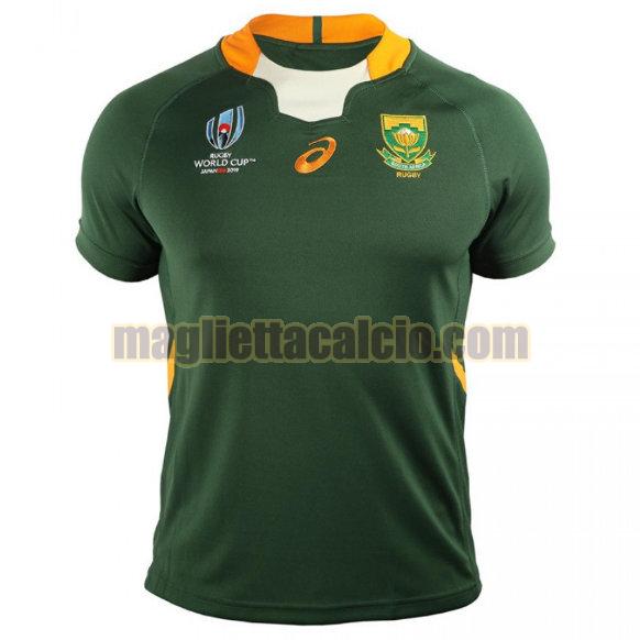 maglia rugby calcio verde south africa uomo prima 2019