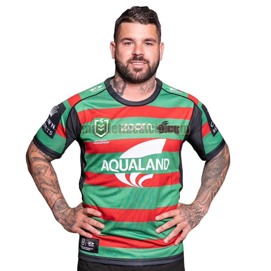 maglia rugby calcio verde south sydney rabbitohs uomo prima 2021