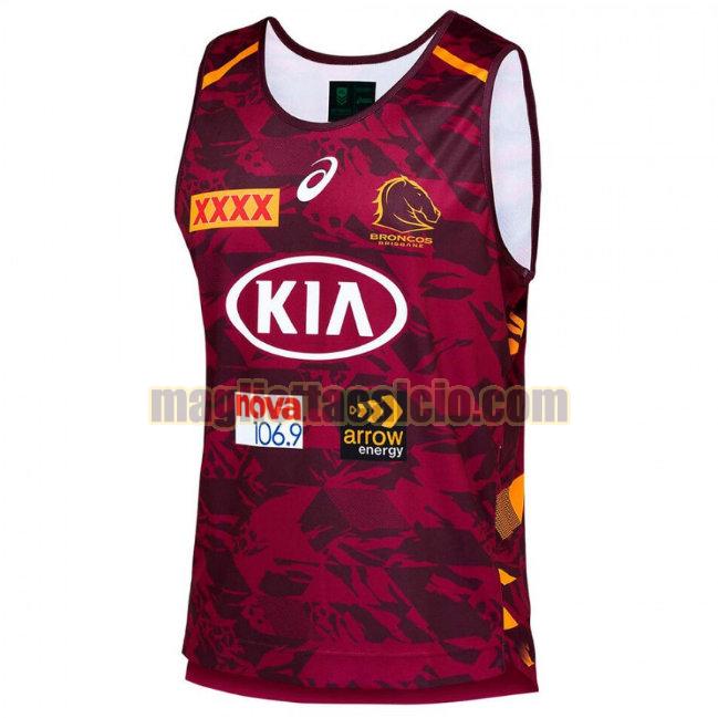 maglia rugby calcio viola brisbane broncos uomo formazione 2021