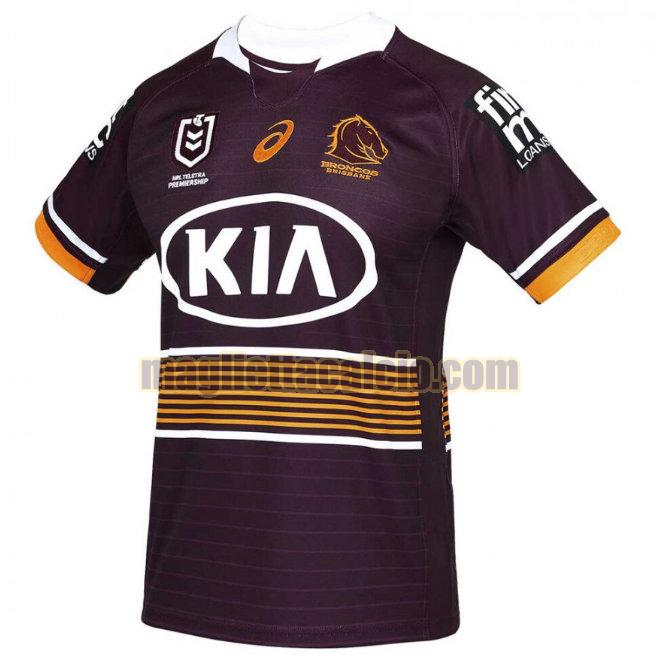 maglia rugby calcio viola brisbane broncos uomo prima 2021