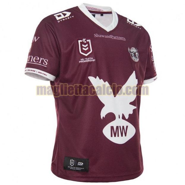  maglia rugby calcio viola manly warringah sea eagles uomo heritage 2021
