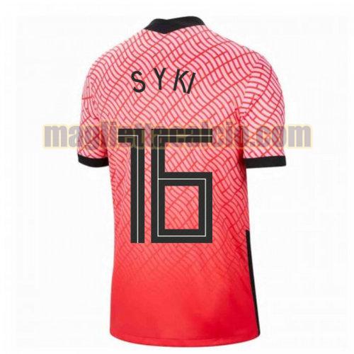 maglia s y ki 16 corea uomo prima 2020-2021