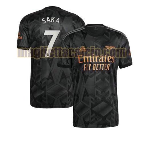 maglia saka 7 arsenal uomo seconda 2022-2023