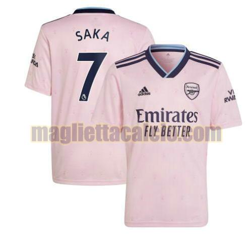 maglia saka 7 arsenal uomo terza 2022-2023