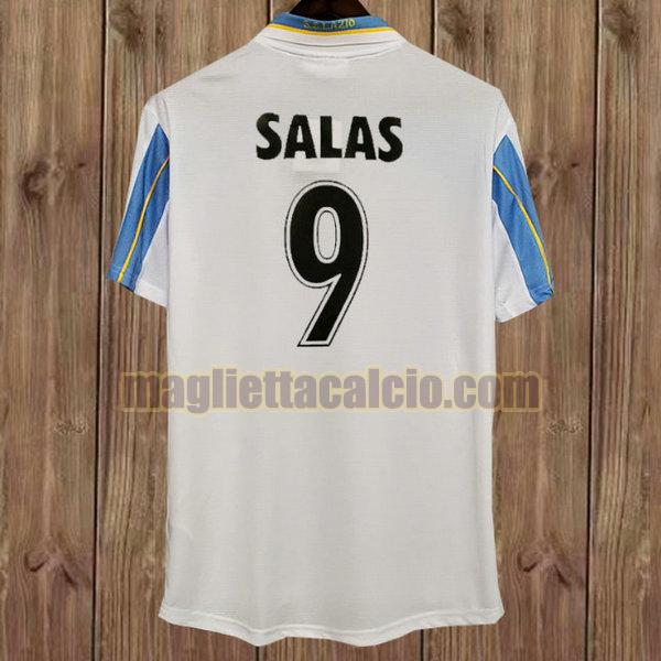 maglia salas 9 lazio uomo bianco seconda 1999-2000