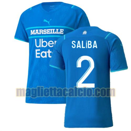 maglia saliba 2 olympique marsiglia uomo terza 2021-2022