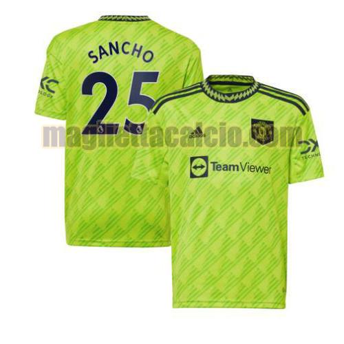 maglia sancho 25 manchester united uomo terza 2022-2023