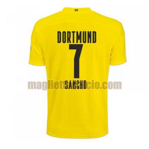 maglia sancho 7 borussia dortmund uomo prima 2020-2021