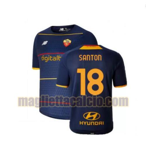 maglia santon 18 as roma uomo 4th 2021-2022