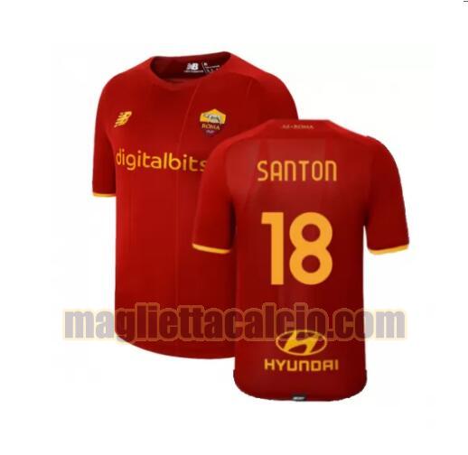 maglia santon 18 as roma uomo prima 2021-2022