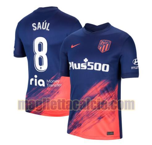 maglia saul 8 atletico madrid uomo seconda 2021-2022