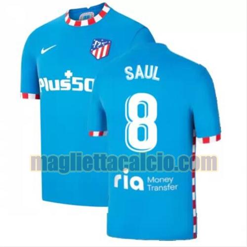 maglia saul 8 atletico madrid uomo terza 2021-2022