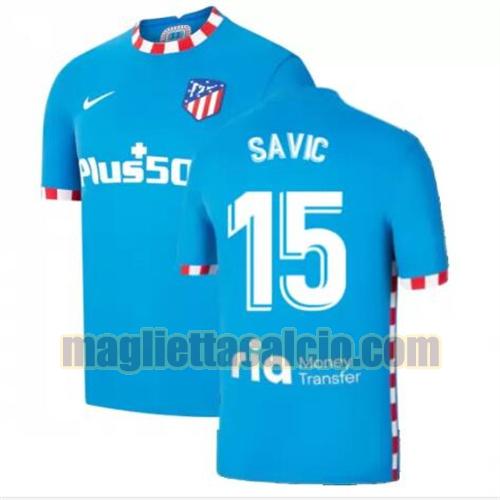 maglia savic 15 atletico madrid uomo terza 2021-2022