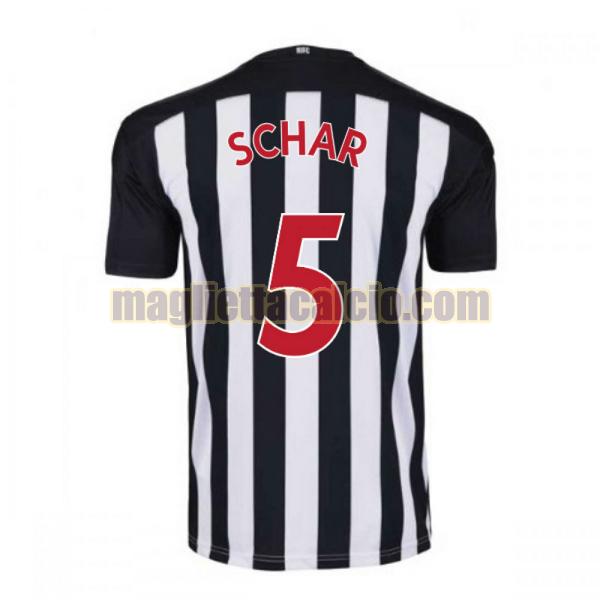 maglia schar 5 newcastle united uomo prima 2020-2021