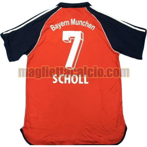 maglia scholl 7 bayern monaco uomo prima divisa 2000-2001