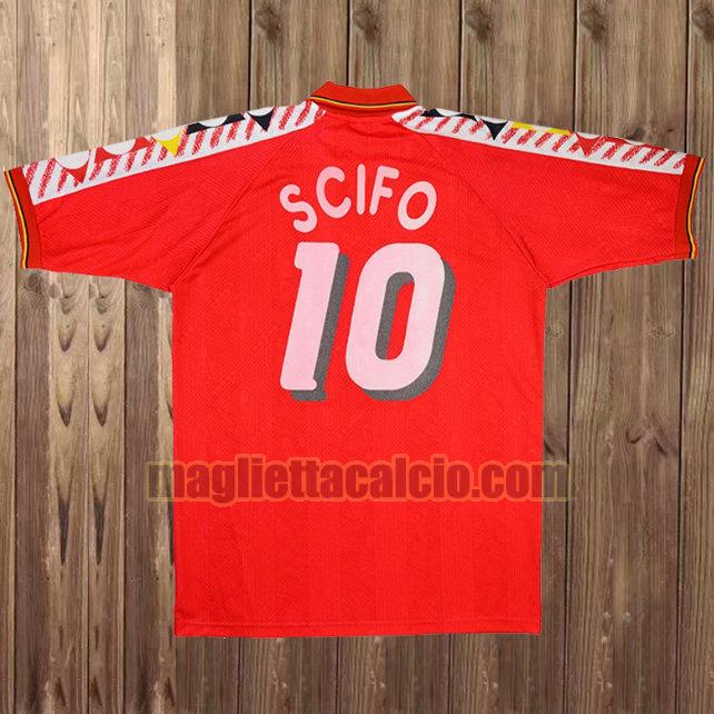 maglia scifo 10 bélgica rosso prima 1994-1996