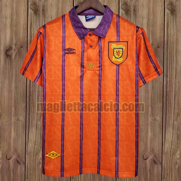maglia scozia arancia seconda 1993-1994