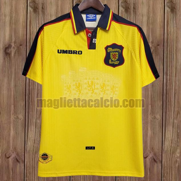 maglia scozia giallo seconda 1996-1998