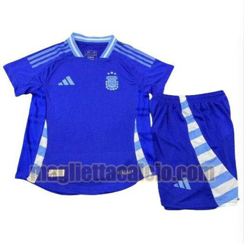 maglia seconda argentina bambino 2024